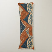 Europees traditioneel naadloos patroon lichaamskussen (Voorkant Verticaal)