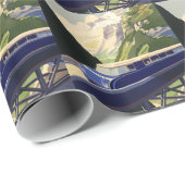  Europees treinverkeer Cadeaupapier (Rol Hoek)