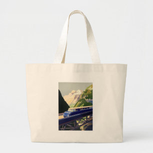  Europees treinverkeer Grote Tote Bag