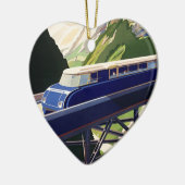  Europees treinverkeer Keramisch Ornament (Links)