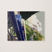  Europees treinverkeer Legpuzzel (Horizontaal)