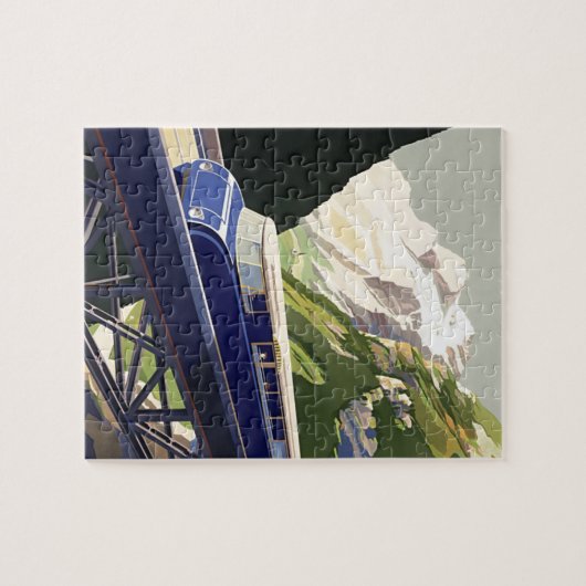  Europees treinverkeer Legpuzzel (Horizontaal)