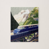  Europees treinverkeer Legpuzzel (Verticaal)