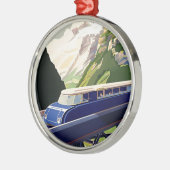 Europees treinverkeer Metalen Ornament (Links)