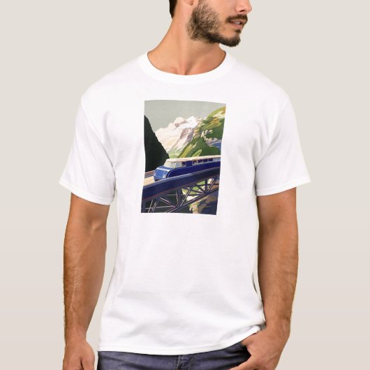  Europees treinverkeer T-shirt (Voorkant)