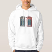 Europees venster  architectonische kunst hoodie (Voorkant)