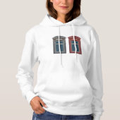 Europees venster  architectonische kunst hoodie (Voorkant)