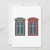 Europees venster architectonische kunst kaart (Voorkant)