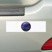 Europees Wereldbol Bumpersticker (Op auto)