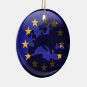 Europees Wereldbol Keramisch Ornament (Rechts)