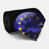 Europees Wereldbol Stropdas (Opgerold)