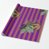 Europese aubergine cadeaupapier (Uitgerold)