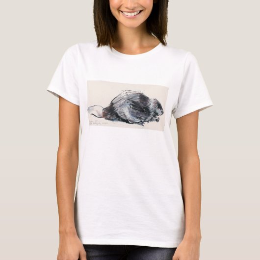 Europese bever t-shirt (Voorkant)