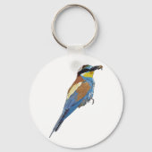 Europese bijeneter Vogel Sleutelhanger (Achterkant)