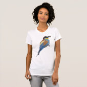 Europese bijeneter vogel vrouwen T-shirt (Voorkant volledig)