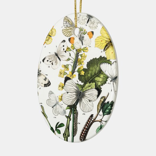  Europese botervliegen Keramisch Ornament (Links)