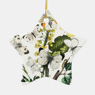  Europese botervliegen Keramisch Ornament