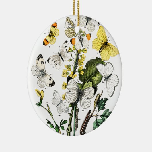 Europese botervliegen Keramisch Ornament (Rechts)