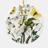  Europese botervliegen Keramisch Ornament (Achterkant)