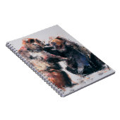 Europese bruine Beren 2001 Notitieboek (Rechterzijde)
