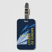 Europese burger bagagelabel (Voorkant (verticaal))