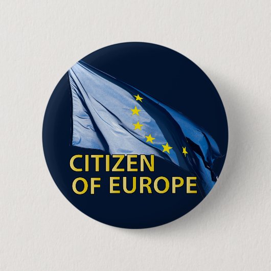 Europese burger ronde button 5,7 cm (Voorkant)