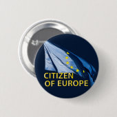 Europese burger ronde button 5,7 cm (Voorkant /achterkant)