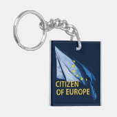 Europese burger sleutelhanger (Voorkant Links)