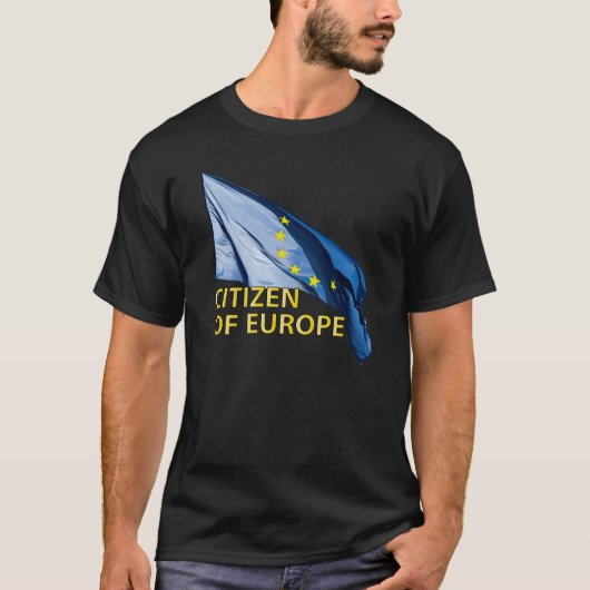 Europese burger t-shirt (Voorkant)