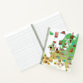 Europese Cartoon Notitieboek (Binnen)