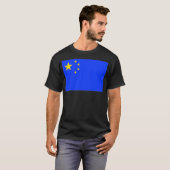 Europese Chinese vlag. T-shirt (Voorkant volledig)