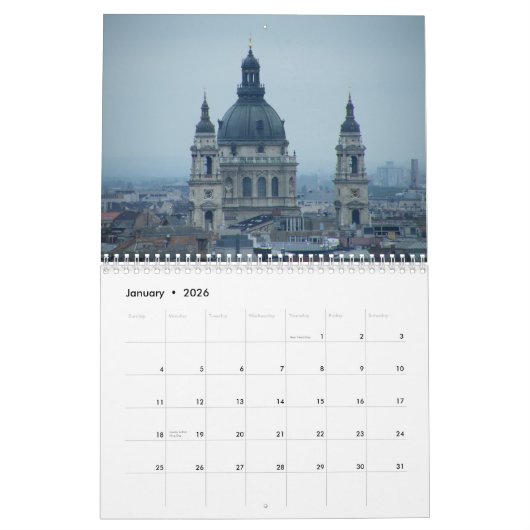 Europese Christelijke kerken 2011 Kalender (Jan 2026)
