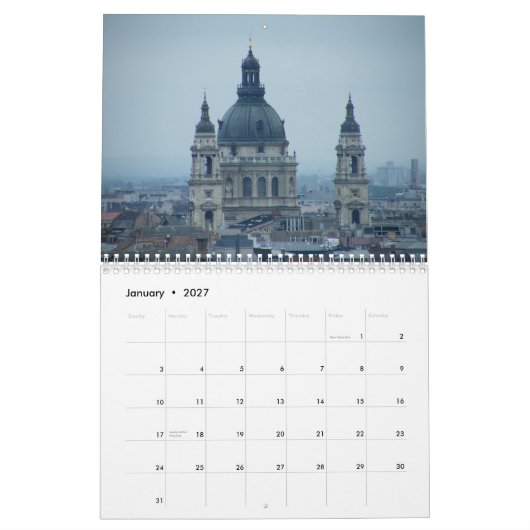 Europese Christelijke kerken 2015 Kalender (Jan 2027)