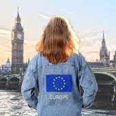 Europese denim jas jacket