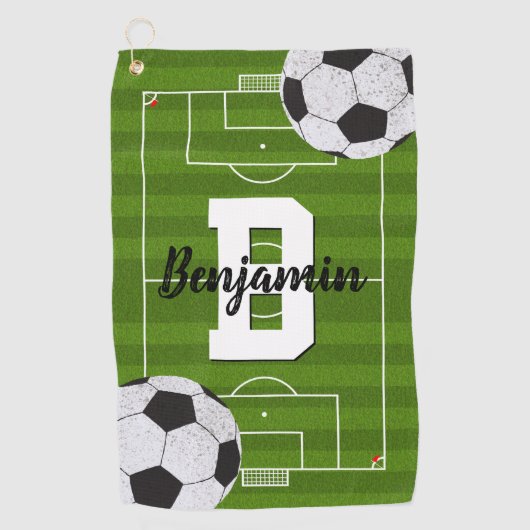 Europese Football Fans Golfhanddoek (Voorkant)