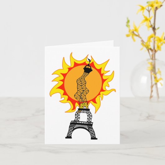 Europese hittegolf kaart (Gele Bloem)