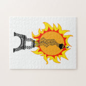 Europese hittegolf legpuzzel (Horizontaal)