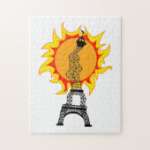 Europese hittegolf legpuzzel (Verticaal)