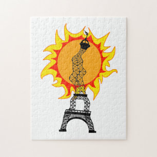 Europese hittegolf legpuzzel