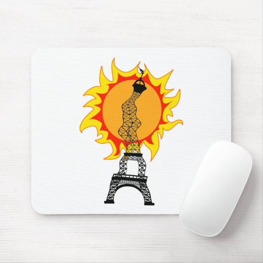 Europese hittegolf muismat (Met muis)