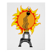 Europese hittegolf perfect poster (Voorkant)