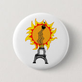 Europese hittegolf ronde button 5,7 cm (Voorkant)