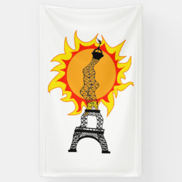 Europese hittegolf spandoek