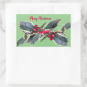 Europese Holly Cust. Groene Sticker (Tas)