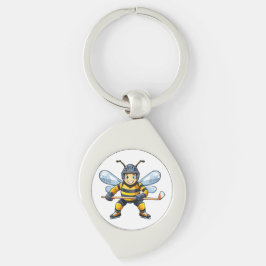 Europese honingbij (Apis mellifera) Sleutelhanger