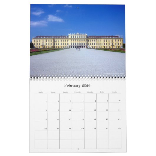 Europese hoofdsteden 2025 (met locaties) kalender (Feb 2026)