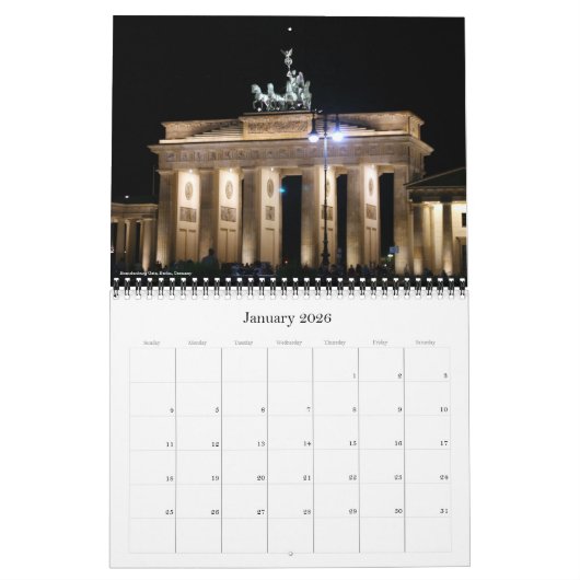 Europese hoofdsteden 2025 (met locaties) kalender (Jan 2026)