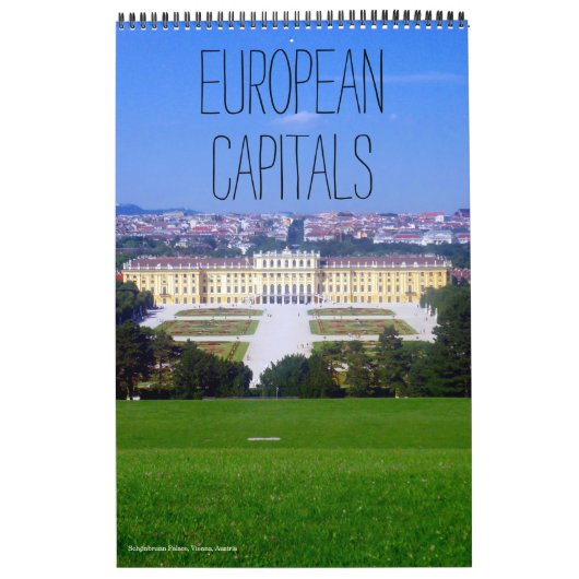 Europese hoofdsteden 2027 kalender (Hoes)