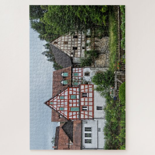 europese huizen puzzel (Verticaal)