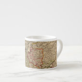 Europese kaart espresso kop (Voorkant rechts)
